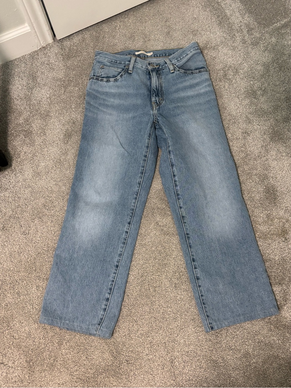 Levi's Women's Straight Leg Jeans - Light Blue Denim